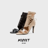 Нюдовый абрикосовый ремень на высоком каблуке, сандалии, цвета шампанского