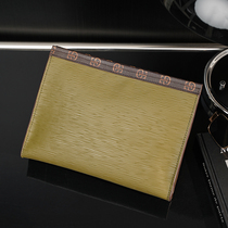 2022 New Business Casual Envelope Bag Clutch Leather Large Capacity Mens Bag Trendy Toothpick Pattern Clutch Bag