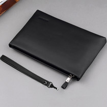 High-quality handbag mens genuine leather new mens business cowhide clutch bag envelope bag clutch bag trendy brand mini casual