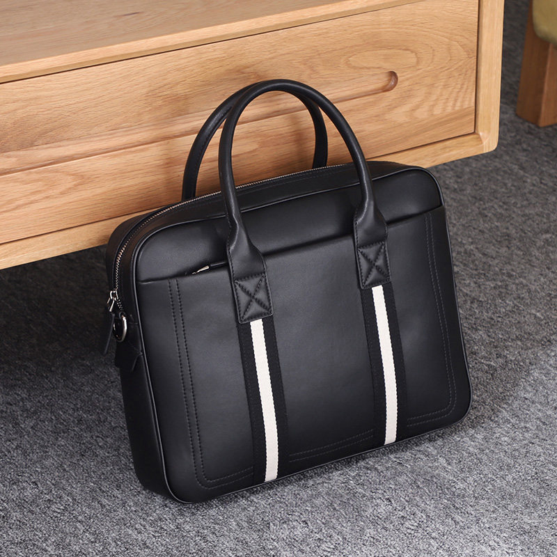 European Station Men's Package 2022 Luxury genuine leather male Baotou Bull Leather Briefcase Business Men Handbag Briefcase