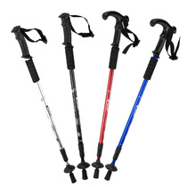 ALICE 40666 Outdoor Equipment Travel Supplies Traveling Hiking Sticks Crutches Canes Ultra-Light Aluminum Alloy Telescopic