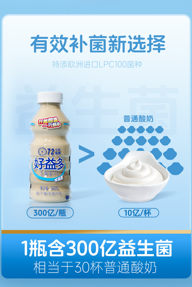 安享好物 安享D级含乳饮料-好益多乳酸菌 国标 