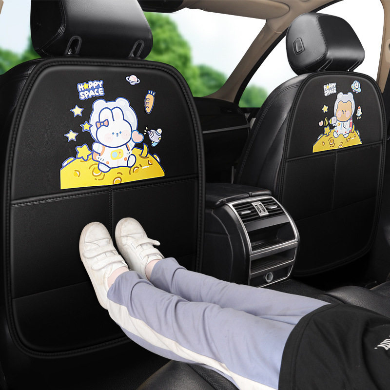 Anti-kick cushion rear general car seat rear seat protection cushion for children's multifunctional anti-kick cushion stick chair back cushion