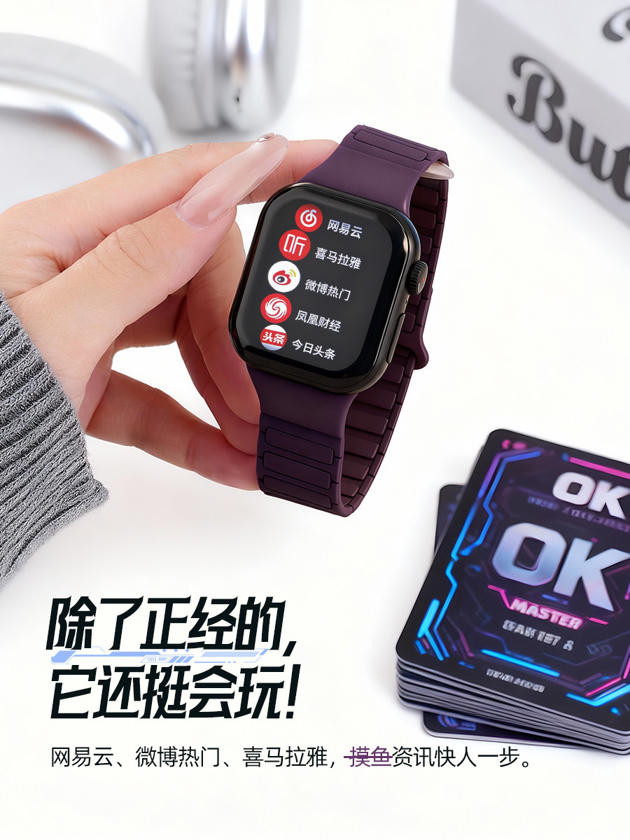 2025 New Smart Watch for Men and Women, Universal Bluetooth Phone with Message Reply, Chat, Music Listening, Multi-Function, Self-Discipline, Heart Rate and Sleep Monitoring, Huaqiangbei S10 Top Version Watch Sports Bracelet