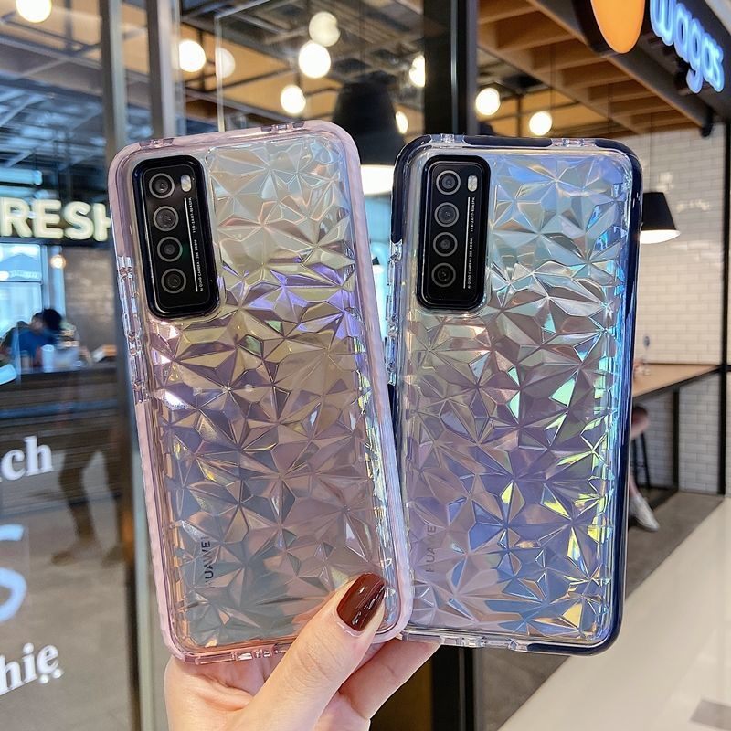 Suitable for Huawei Nova7 mobile phone protective shell net red simple transparent nova7pro all-inclusive silicone 7SE protective case female models