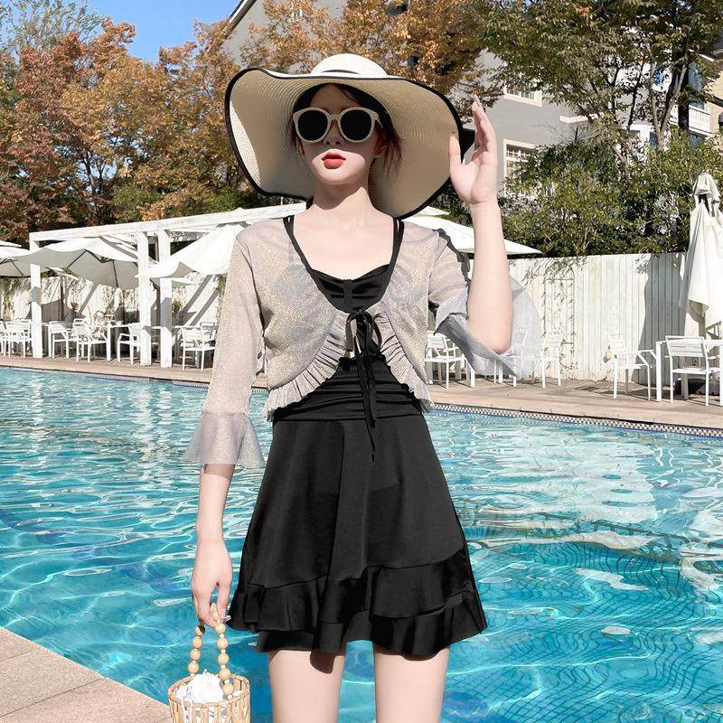 Swimsuit girl Summer Xia Xiangyi pure female fat girl large-size cute MM water park