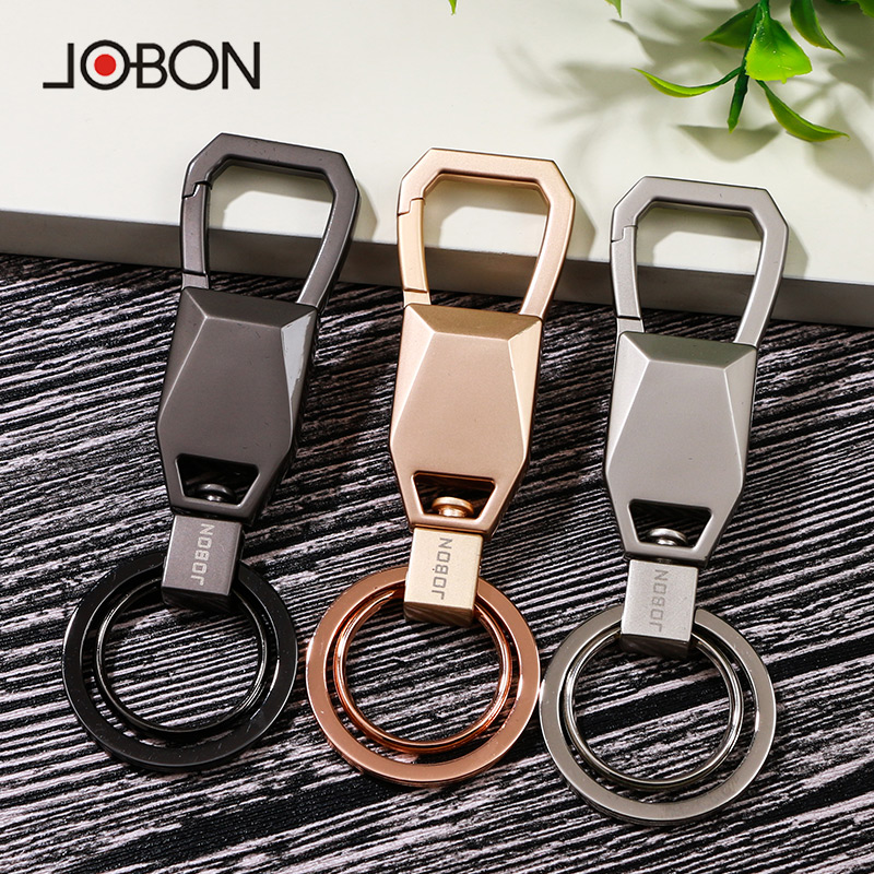 jobon Zhongbang car key chain men and women couple key chain pendant key ring creative key ring