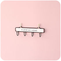 Hook Hyun Multi creative Caring strip Stick Close Shelf Clothing Decoration Hook Home Tide Function Bedroom Row