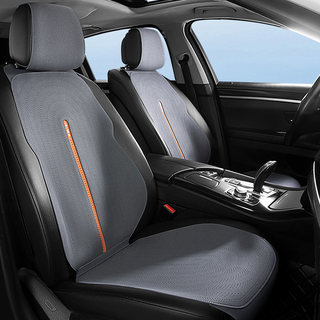 High-Density Suede Leather Car Seat Cushion, Four-Season Light Luxury Saddle Cushion, Seat Cover, Winter Suede Semi-Surround Seat Cushion