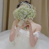 The Mori family holds the brides wedding to the full Star upscale wedding engagement collar certificate The finished flower bouquet Advanced sense of the wind