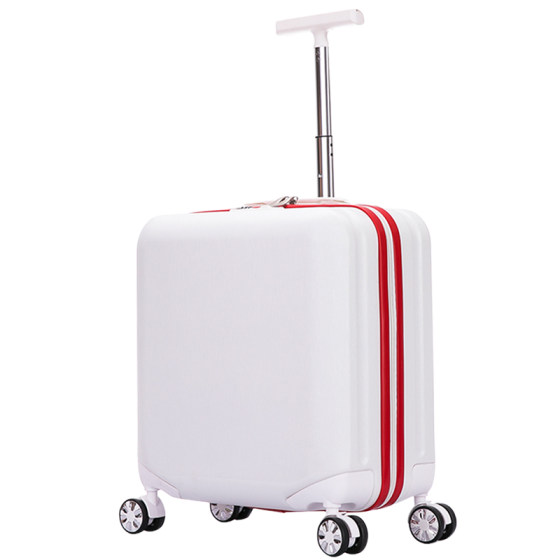 Mini suitcase female small password light trumpet 18 inch travel trolley suitcase male 20 net red ins boarding