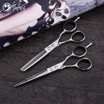 Professional hair stylist hairdresser haircut scissors hairdresser flat tooth scissors for broken hair salon