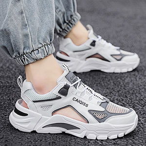 Men's Sandals for Summer 2026, New Casual Breathable Sports Slippers for Teenagers, Closed-Toe Beach Shoes