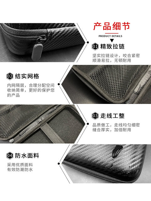 Wenwan Storage Bag Brush Set Walnut Vajra Bodhi Olive Nuclear Maintenance Plate Brush Toolbox Multifunctional and Portable