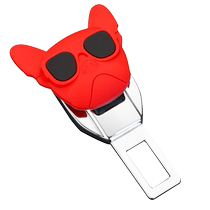 Car safety buckle extender connector safety belt holder fork head clip car alloy plug-in belt bayonet