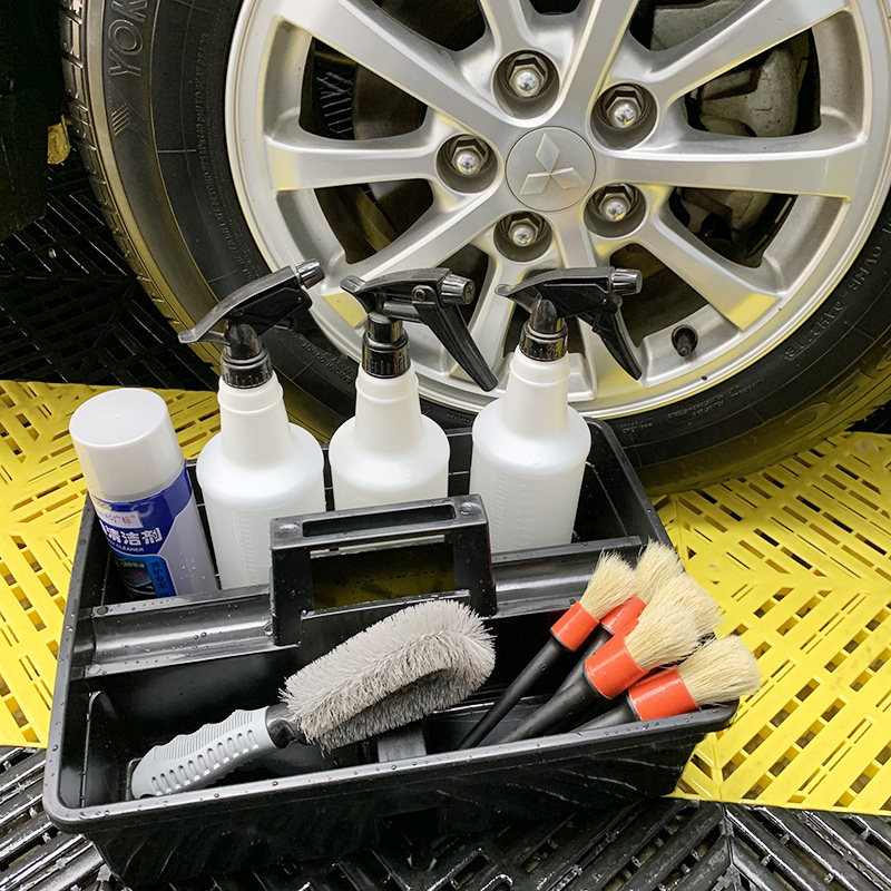 Automotive beauty tool equipment cleaning basket handcuff box large debris collection basket washing tool handlift box