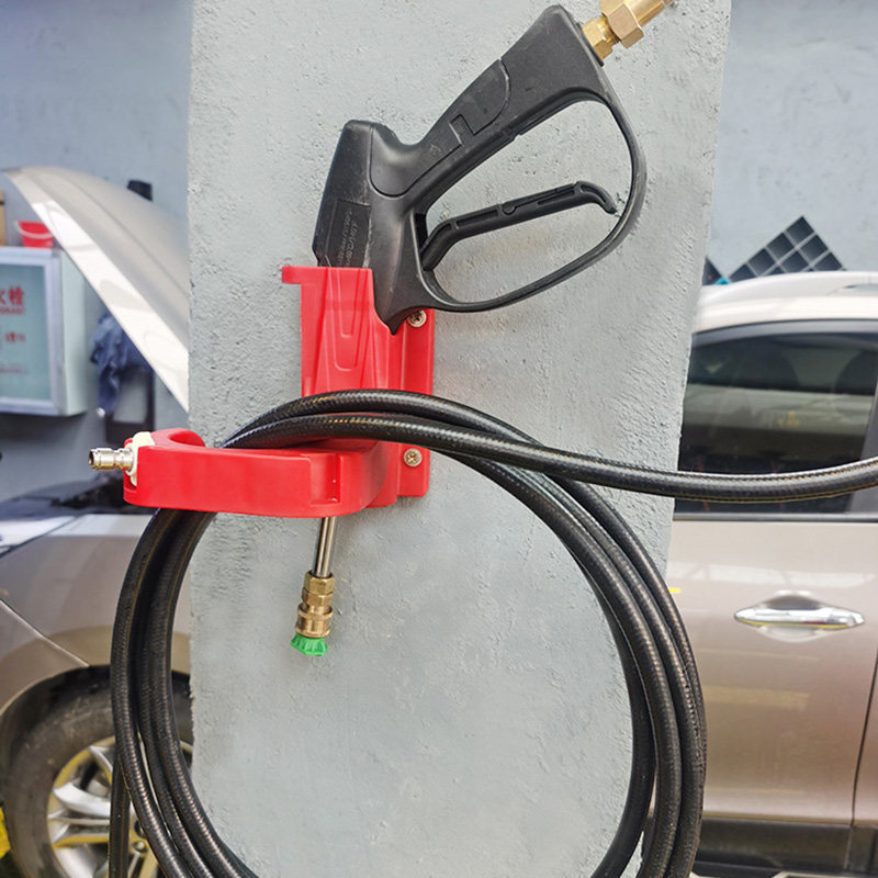 Water gun placement hanger car beauty car wash shop high pressure water gun bracket water pipe hook wall car wash machine gun butt