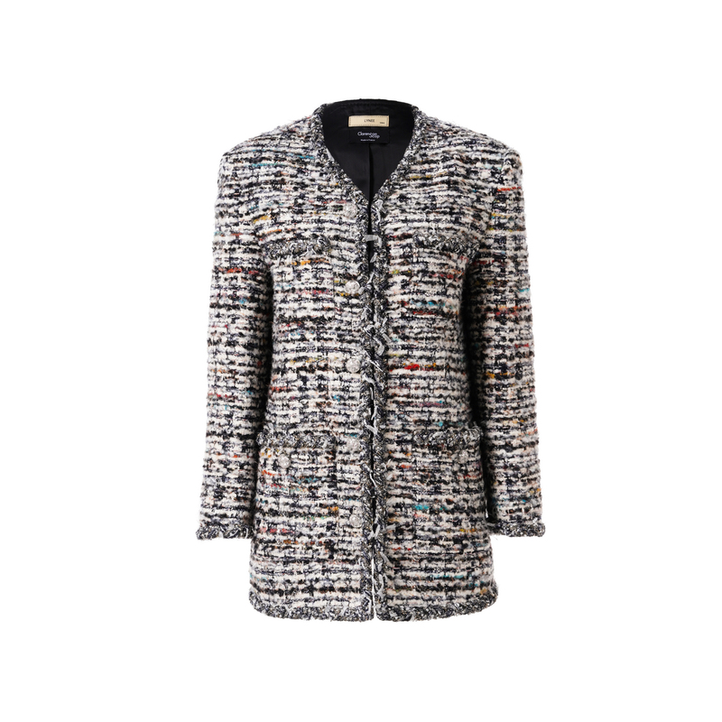 Lynee【Gold Label Monet】Ch@ Luxury French Imported Scop Chanel-Style Jacket Winter Bomber Jacket Lynee【Gold Label Monet】Ch@ Luxury French Imported Scop Chanel-Style Jacket Winter Bomber Jacket
