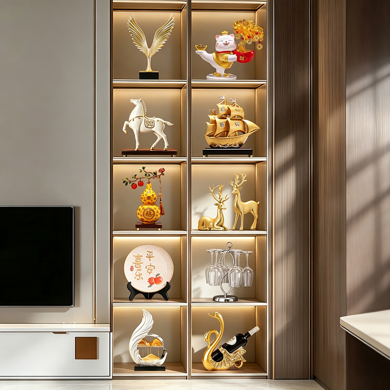 Light Luxury Wine Cabinet Decorations, Living Room Creative Home Decor, Tv Cabinet, Sideboard Crafts, Housewarming Gifts Light Luxury Wine Cabinet Decorations, Living Room Creative Home Decor, Tv Cabinet, Sideboard Crafts, Housewarming Gifts