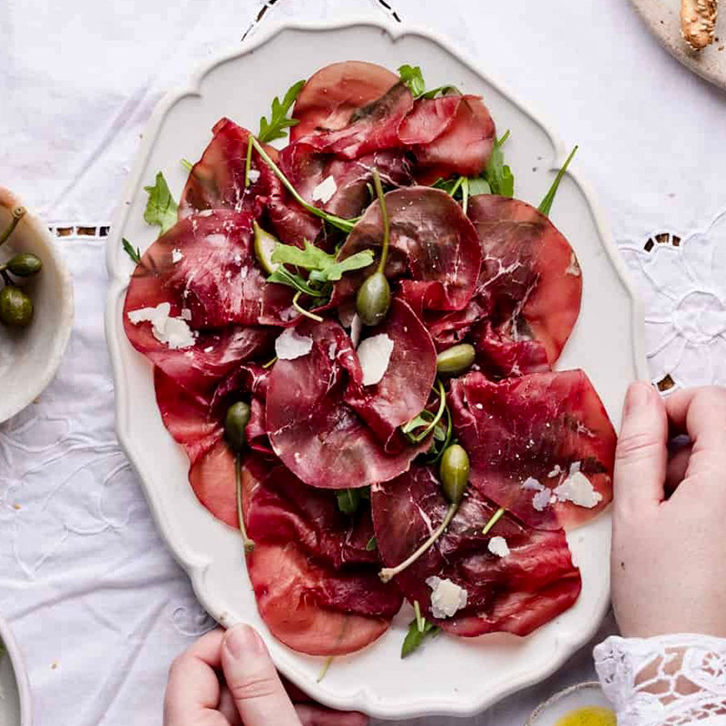 Confee French Air-Dried Beef Sliced Ham Ready-To-Eat 3 Months Air-Dried Raw Platter with 50g