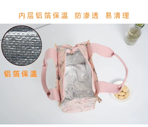 Водонепроницаемая льняная сумка, изысканный термос, в западном стиле