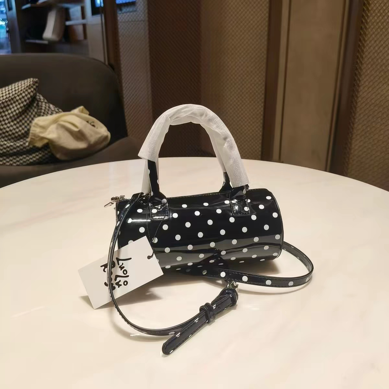 2026Louorom Original Authentic Product “Polka Dot Cake” Women's Hand-Held Crossbody Sequin Bag Comes with a Gift Box