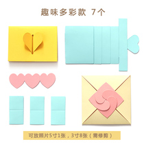 Growth manual decorative materials small organ cards kindergarten growth files baby stickers decorative materials