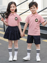 Moshi Mom Kindergarten Garden clothes Summer clothes college Wind children sports clothes Summer Inumbent school uniforms for elementary school students