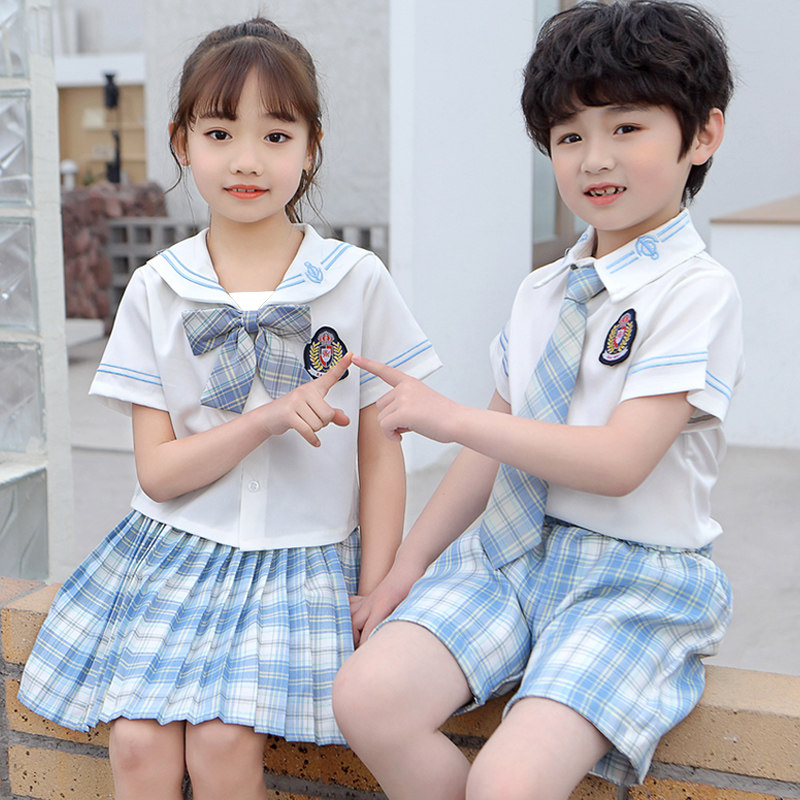 June 1 children's performance uniforms school uniforms primary school students class uniforms JK uniforms kindergarten uniforms summer photo photography
