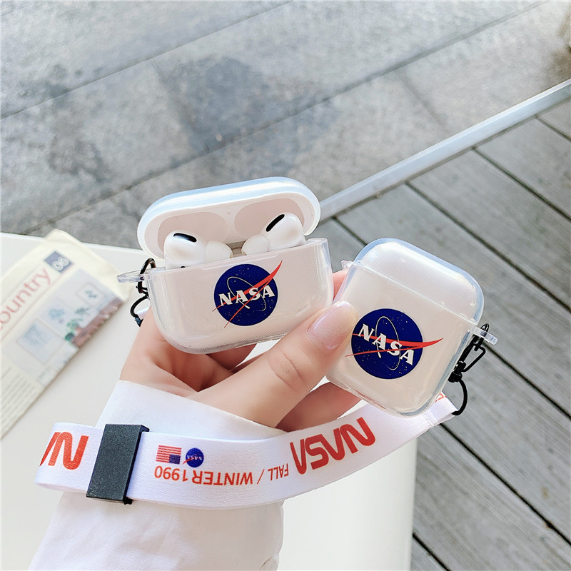 Suitable for airpodspro protective sleeve airpods earphone sleeve lanyard Apple 1 transparent 2 generation 3 generation protective shell