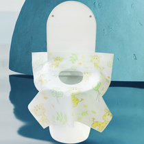 Extra large disposable toilet mat fully covers the toilet hotel travel non-woven waterproof maternity and postpartum toilet mat