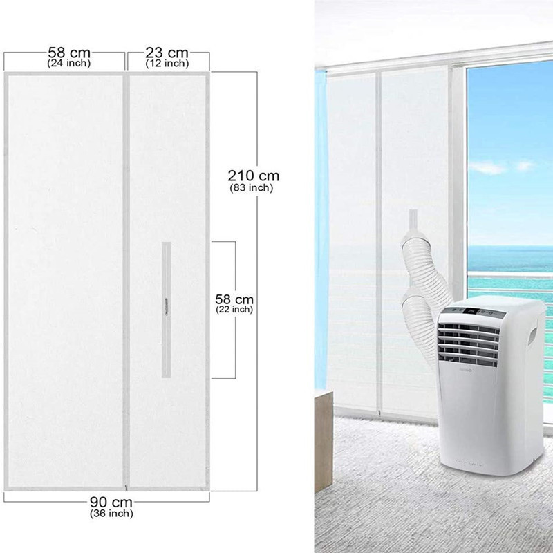 Window Air Conditioner Deflector Accessories for Postpartum and Infant Protection Against Direct Blowing, Air Outlet Wind Guide Cover, Window Mobile Sealing Soft Cloth Window Air Conditioner Deflector Accessories for Postpartum and Infant Protection Against Direct Blowing, Air Outlet Wind Guide Cover, Window Mobile Sealing Soft Cloth