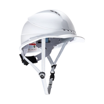 Safety helmet construction site male European style breathable construction engineering construction protective helmet leader male custom printing 2853