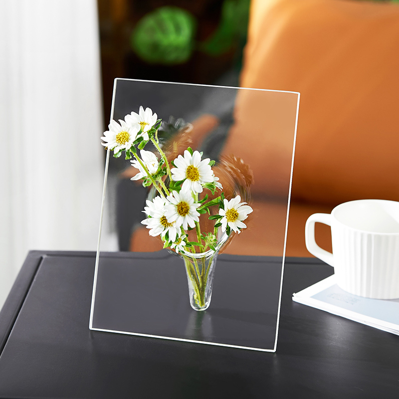 Suqu Minima Creative Glass Photo Frame Vase Flower Arrangement Pendulum Pieces Korea Ins Nordic Home Living Room Tabletop Decoration