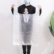 White large plastic bag quilt thickened storage bag moving oversized transparent packing bag can be customized