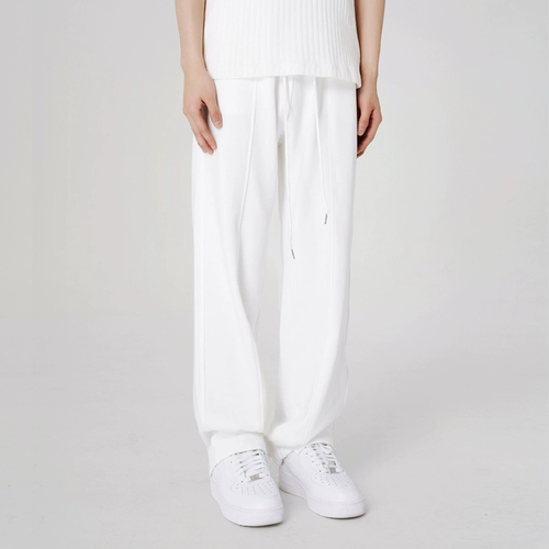 Демисезонные черные штаны для отдыха, в американском стиле, свободный прямой крой