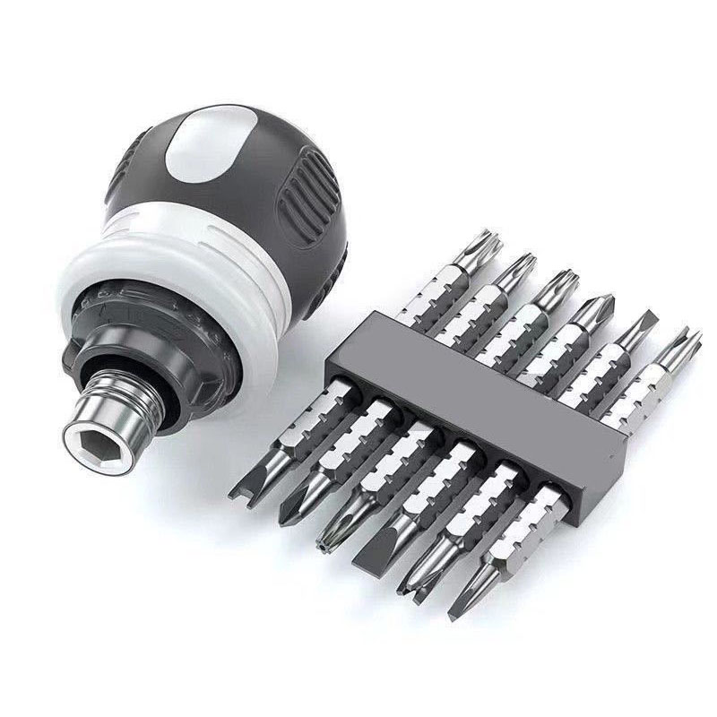 Motorcycle ratchet screwdriver suit Dual-purpose cross-lined multifunctional telescopic short-handle small screwdriver screw tool-Taobao