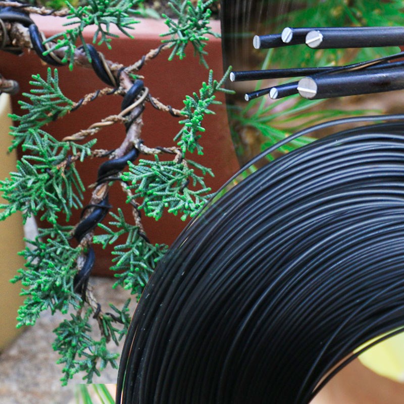 Bonsai aluminium wire iron wire styling shaped zflower gardening aluminium wire tied flower potted flowers wood soft zahled wire black aluminium wire aluminium wire 