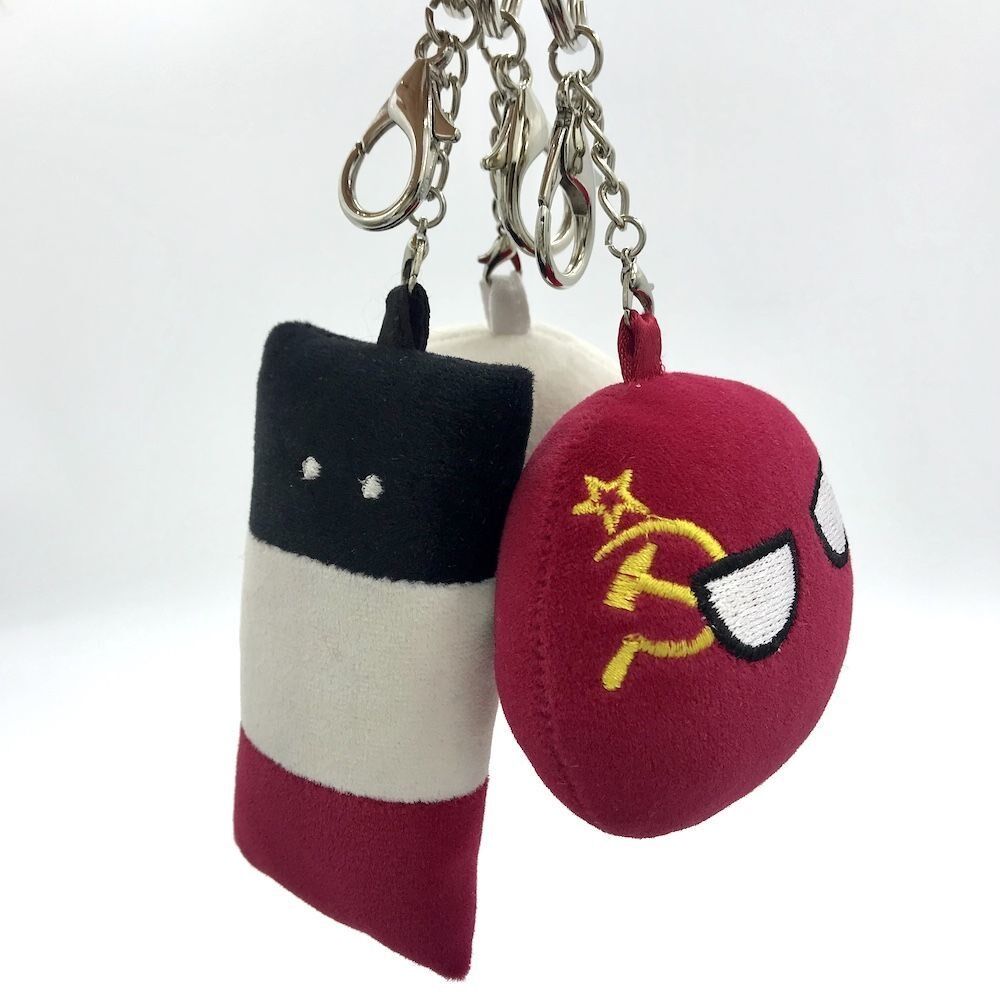 Soviet ball jumping ball Soviet ball pendants Polish ball country ball Chinese ball holding pillowball book bag key button