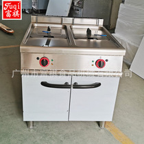 Fu Qi landing earth double-cylinder electric blast furnace hotel kitchen engineering stove stand-top counter electric double-cylinder blast furnace