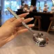 Internet Celebrity Ice Pattern Spoon Thickeneded Stainless Steel Household Adult Rice Spoon Long Handle Spoon Eating Western Food Spoon Spoon