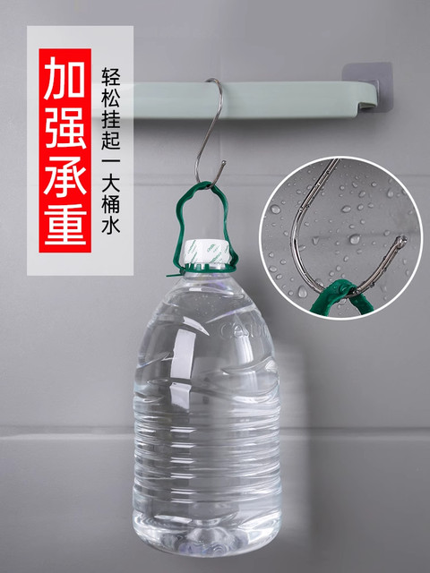 Stainless Steel S-Shaped Hook for Hanging Cured Meat, Drying Sausages, Multifunctional for Kitchen, Bathroom, Student Dormitory, No-Drill Single S Hook