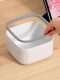 Desktop trash can tableside creative wastebasket small mini household plastic living room bedside snack storage tube
