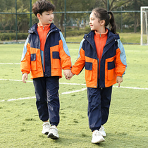 Kindergarten Garden Clothing Spring Autumn Clothing Children Class Clothes Winter First Grade Submachine Clothing Three Sets Elementary School Clothing Suit