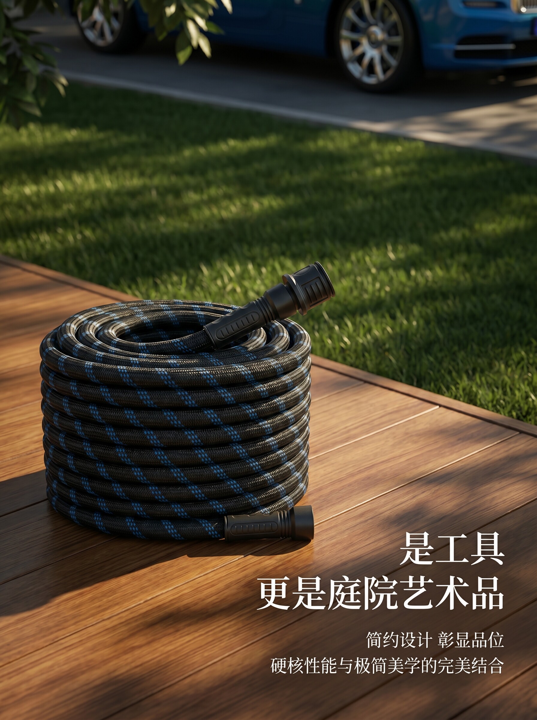 Popular foreign trade household high-pressure car wash water gun, multifunctional cleaning, efficient car washing, powerful ground rinsing, gardening watering hose