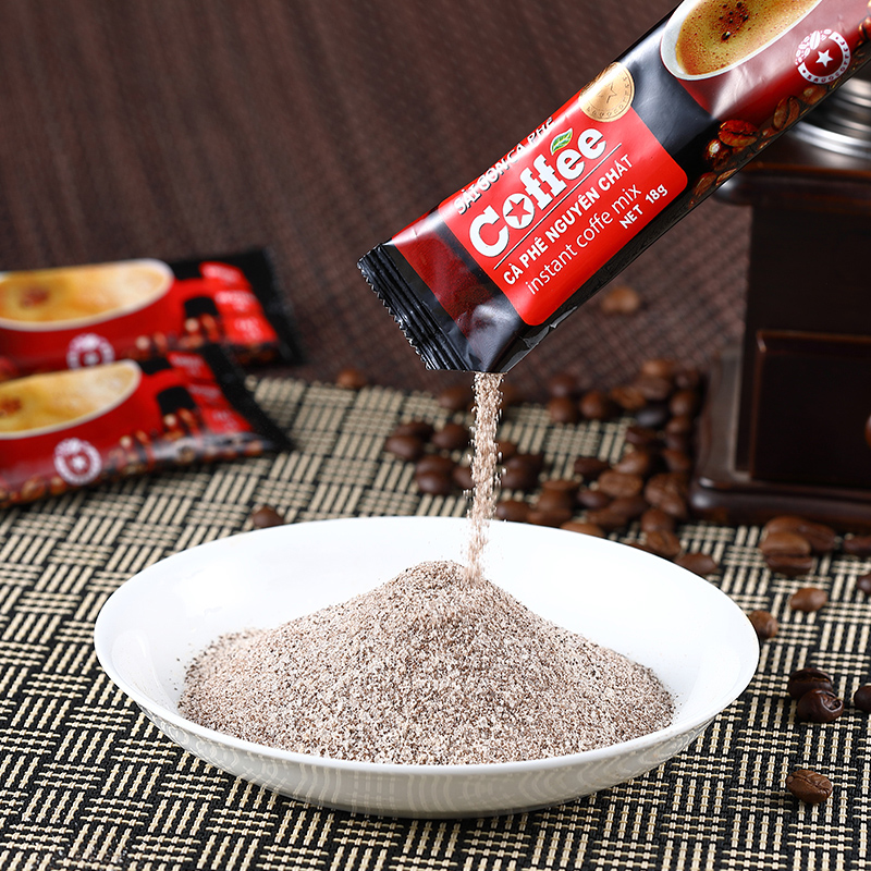 Imported from Vietnam Saigon instant coffee three-in-one charcoal roasted original cat poop drink prepared authentic specialty