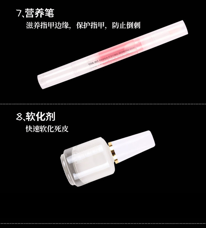 Manicure Tool Kit Complete Set Cuticle Remover Nail Clipper File Polish Bar Nail Buffer Sanding File Home Nail Care