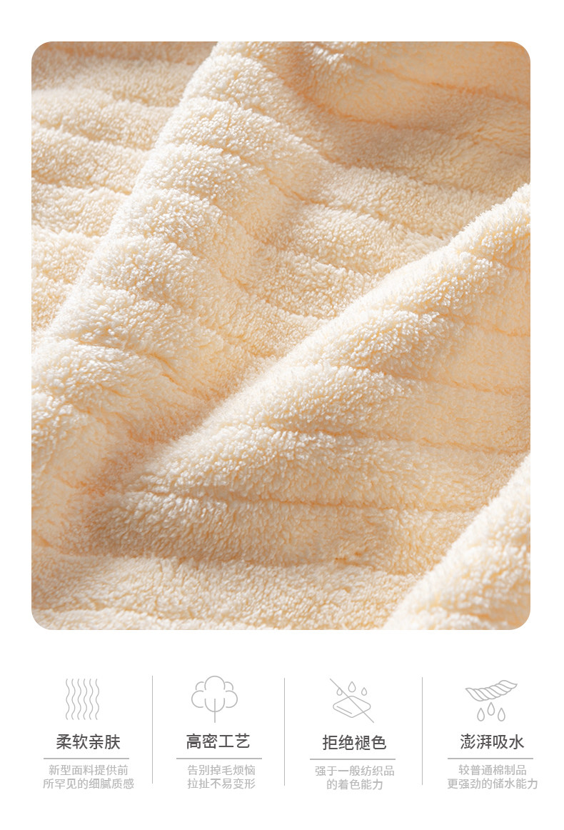 Полотенце 浴巾吸水速干情侣加大超软裹巾2024新款亲肤不掉毛家用高档洗澡巾