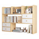 Bookshelf Desktop Storage Shelf Bedroom Office Table Multi-layer Shelf Living Room Desk Storage Bookcase Storage Solid Wood