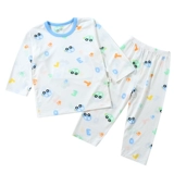 Детская летняя тонкая пижама, детский лонгслив для мальчиков, длина миди